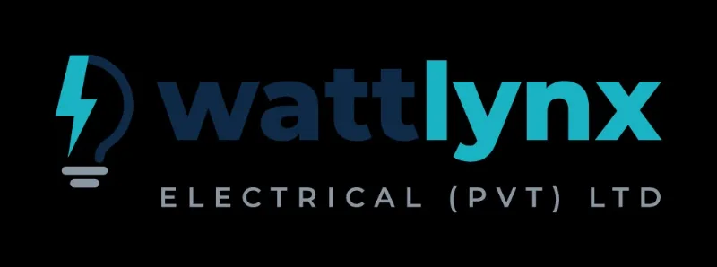 Wattlynx Electrical wordmark on a dark background